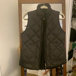 J crew gray vest